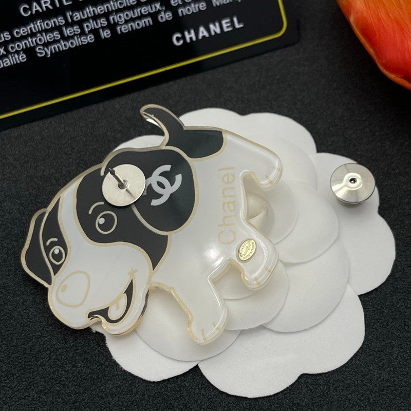 Chanel Dog 18K Gold Brooch