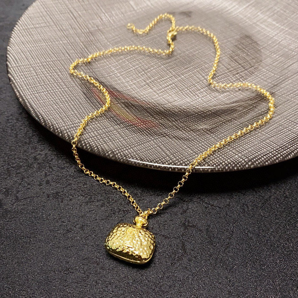 YSL Bag Pendant 18K Gold Necklace