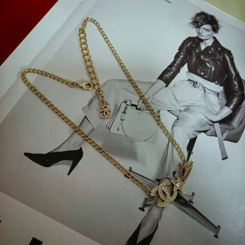 Chanel Star Diamond 18K Gold Necklace