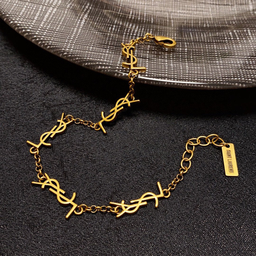 YSL Mini Cassan 18K Gold Bracelet