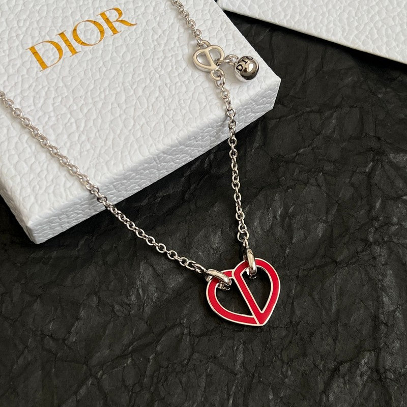 Dior Heart 18K Gold Necklace