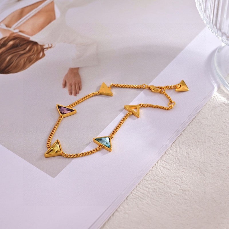 Prada Eternal Gold Semi-Precious Stones 18K Gold Bracelet