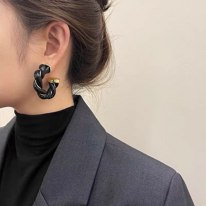 Bvlgari Black 18K Gold Earrings
