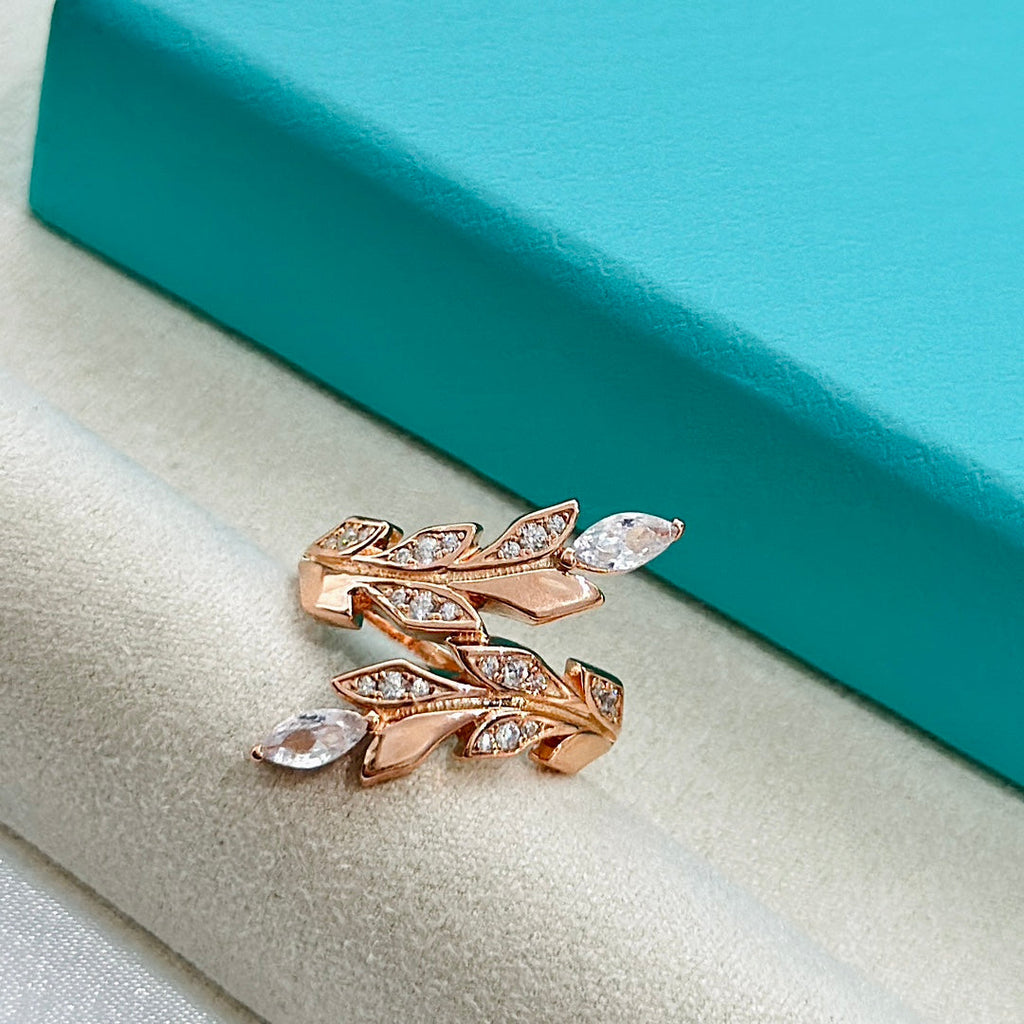 Tiffany Victoria Vine Bypass 18K Gold Ring