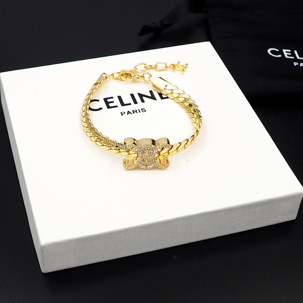Celine Diamonds 18K Gold Bracelet