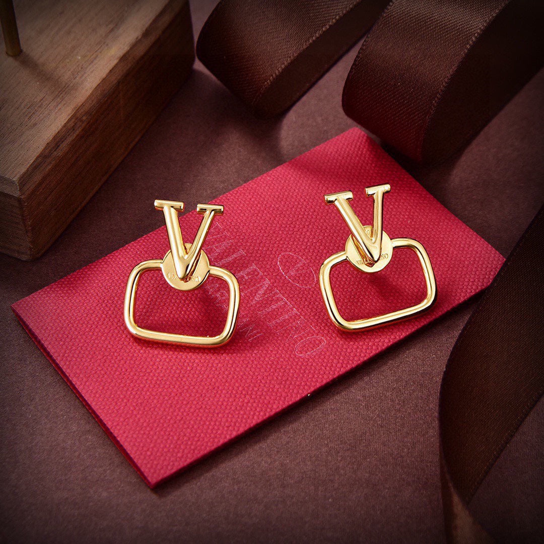 Valentino 18K Gold Earrings