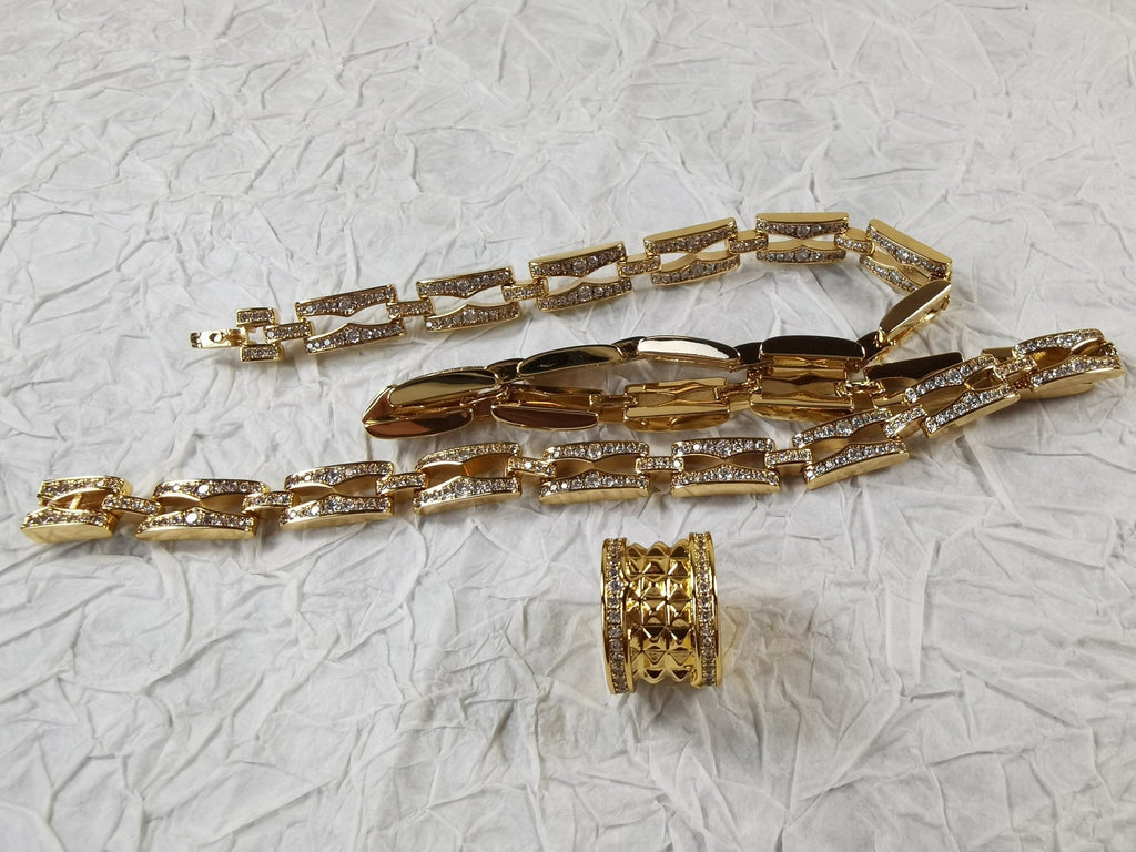 B.zero1 Diamonds Chain Link 18K Gold Necklace