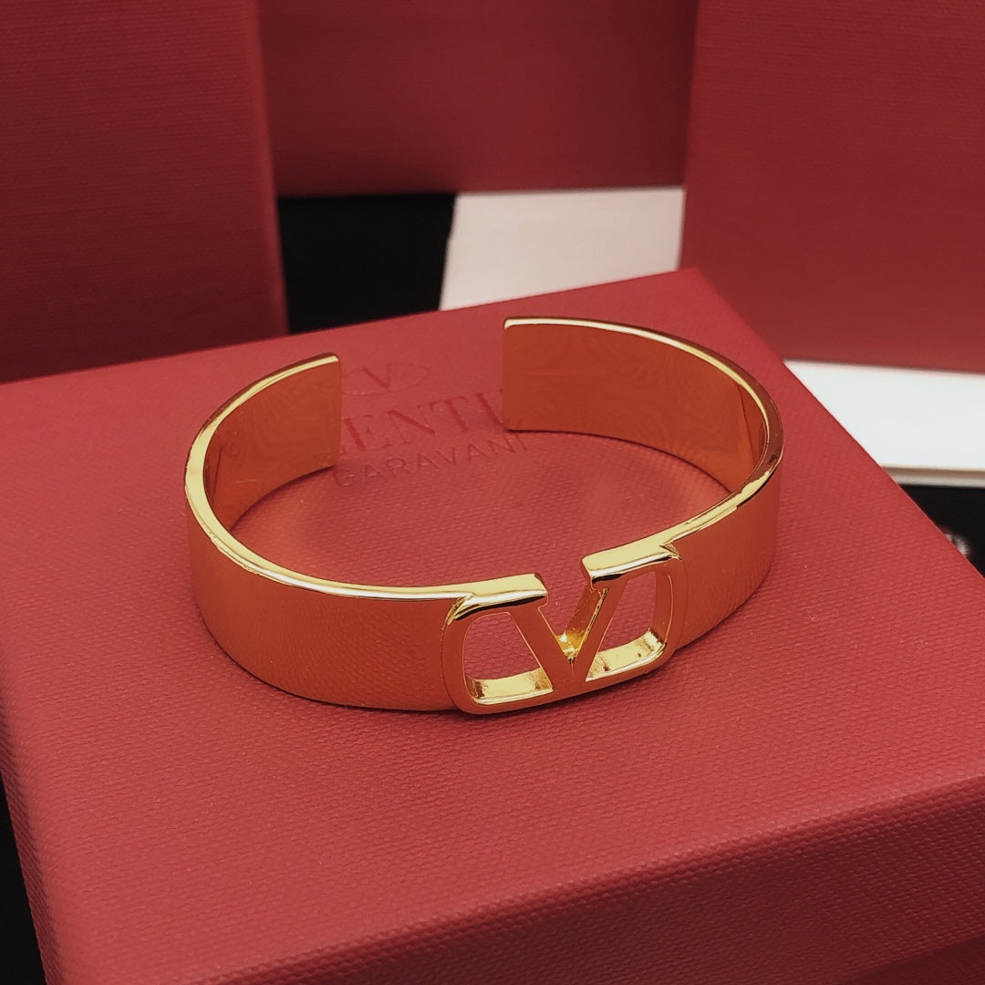 Valentino Cuff 18K Gold Bracelet