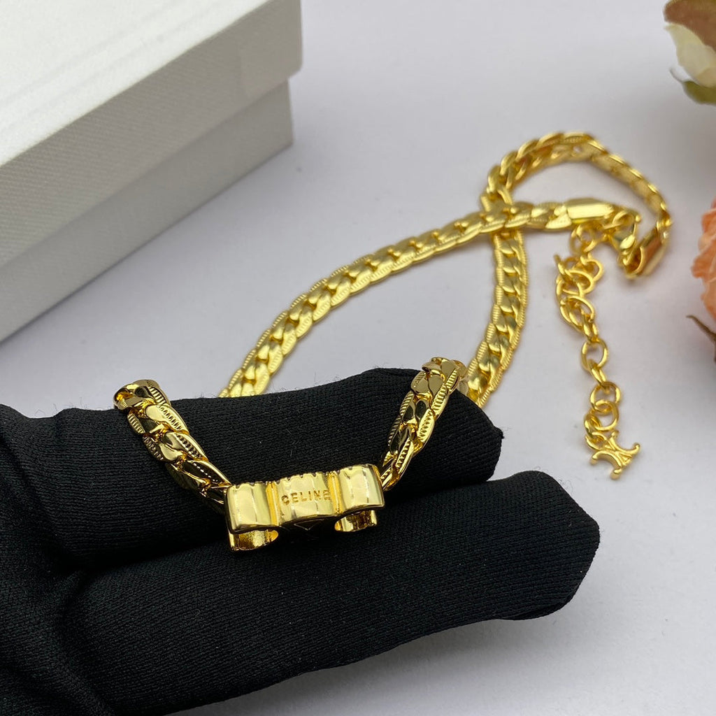 Celine Chain 18K Gold Necklace