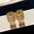 Celine Vintage 18K Gold Earrings