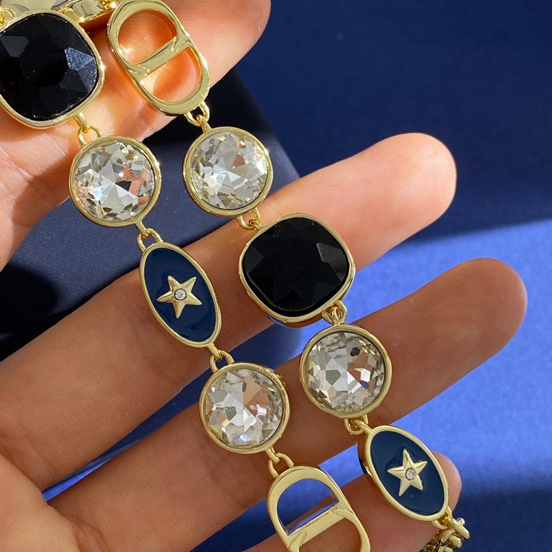 Dior Color Crystal 18K Gold Necklace