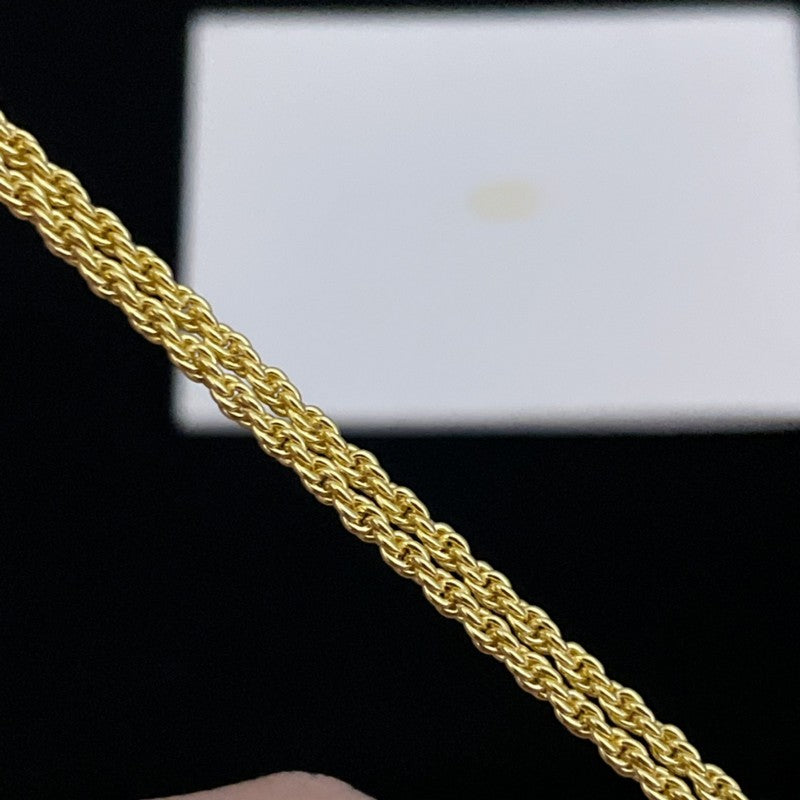 Dior Vintage Bag 18K Gold Necklace