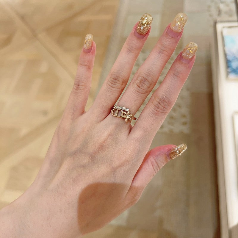 Dior Diamond 18K Gold Ring