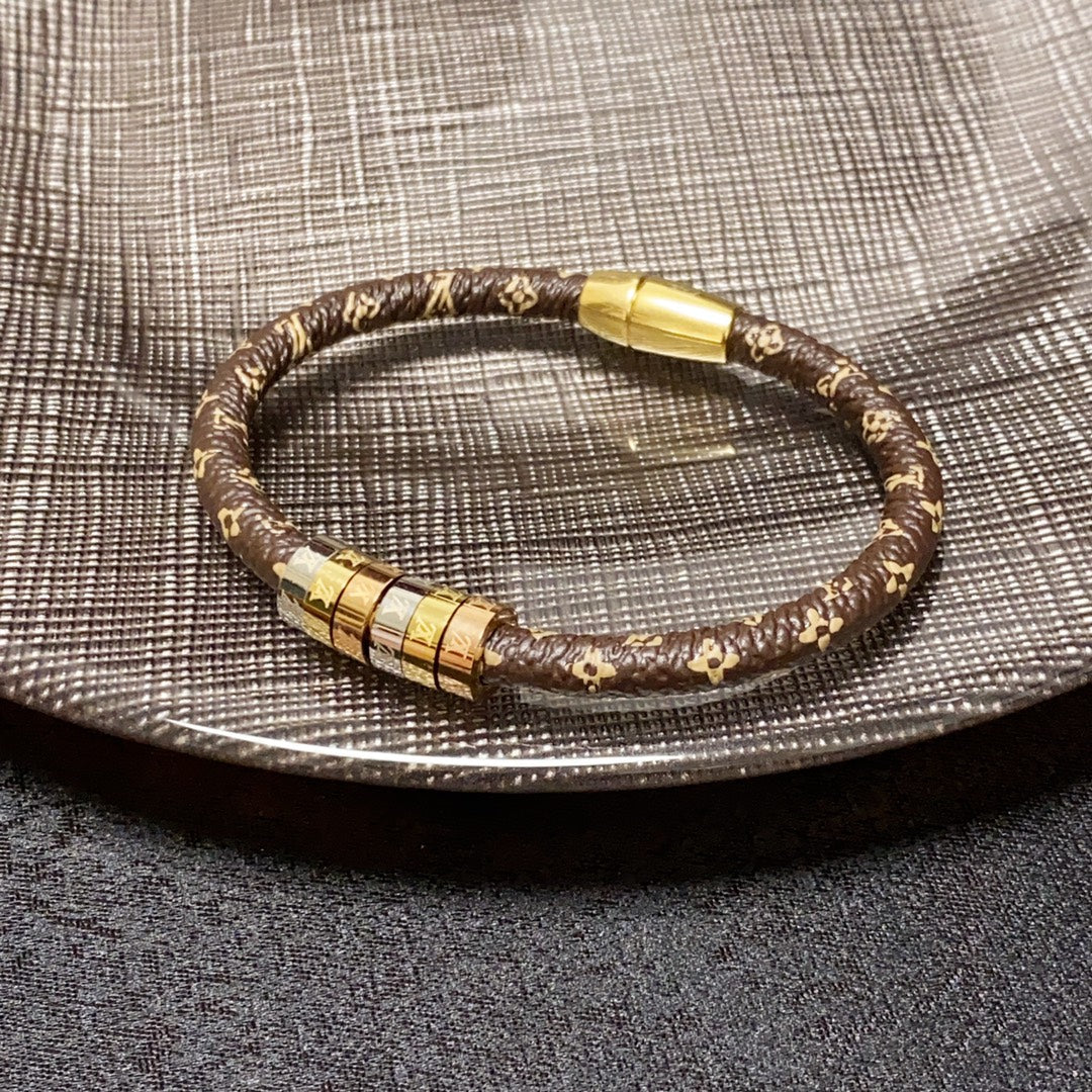 Louis Vuitton Monogram 18K Gold Bracelet