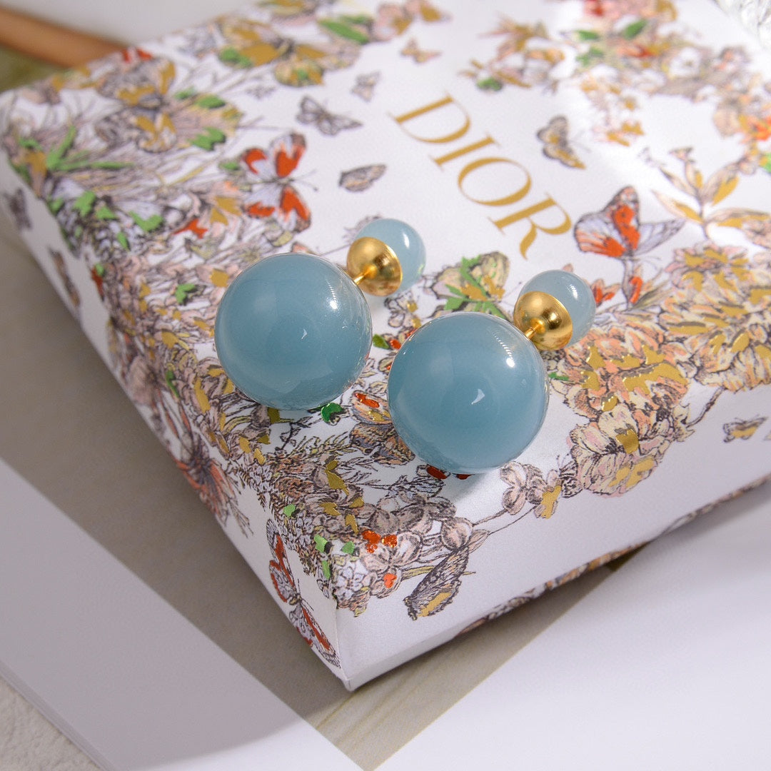 Dior Tribales Color 18K Gold Earrings