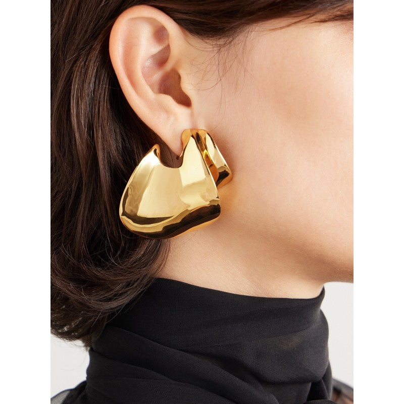 YSL Gold 18K Gold Earrings