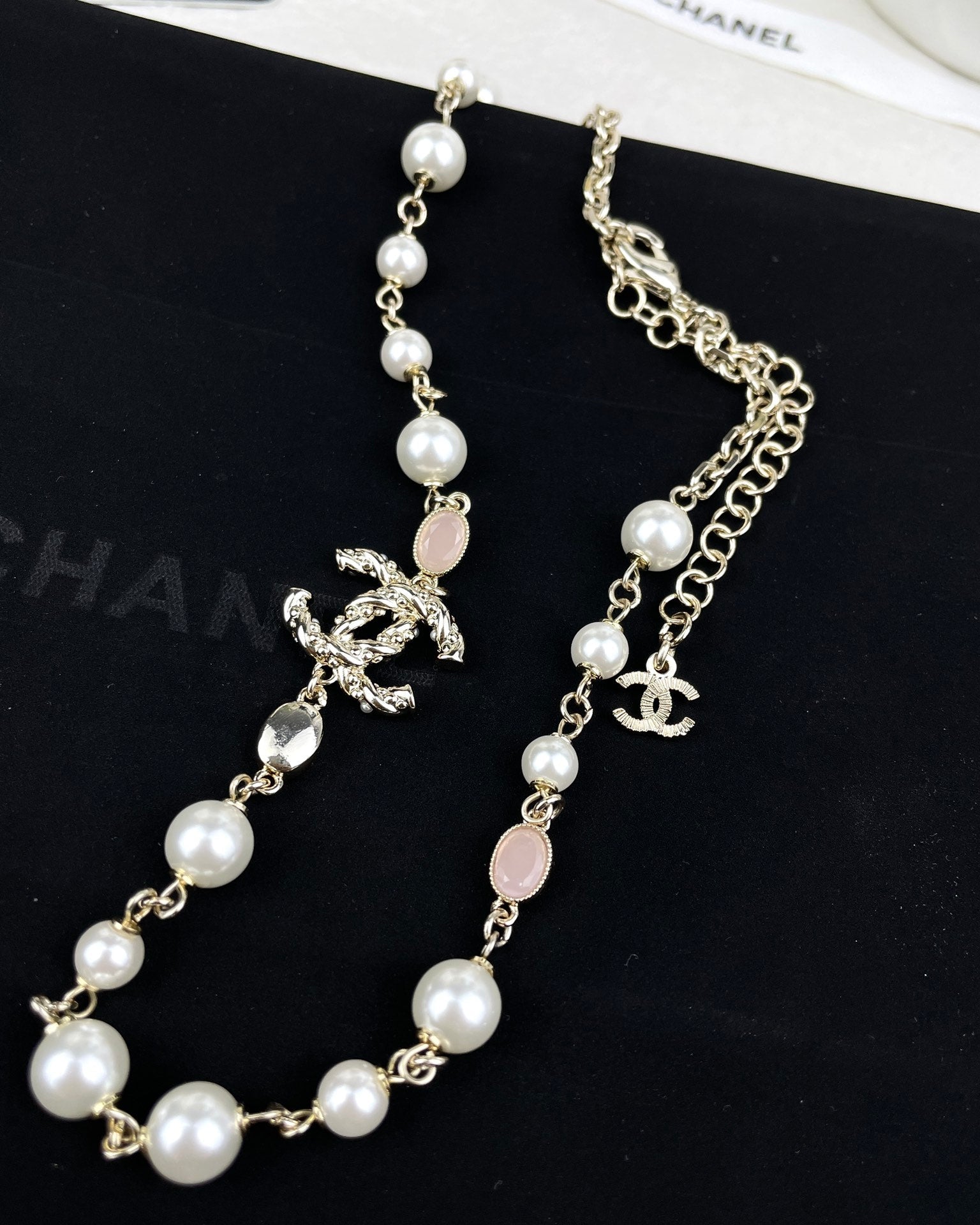 Chanel Pearls 18K Gold Necklace
