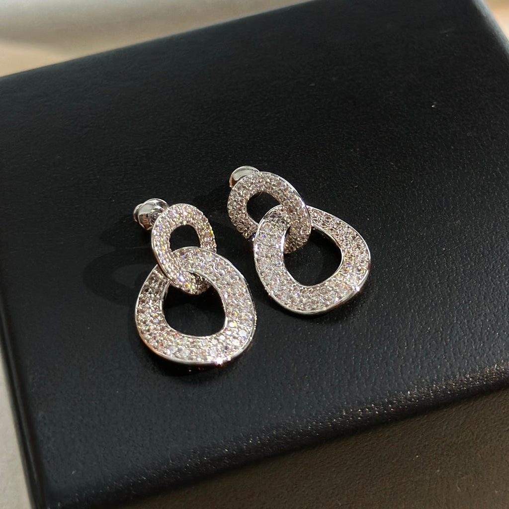 Olympia Diamonds 18K Gold Earrings