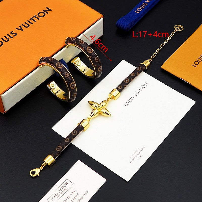 Louis Vuitton Louisette 18K Gold Bracelet
