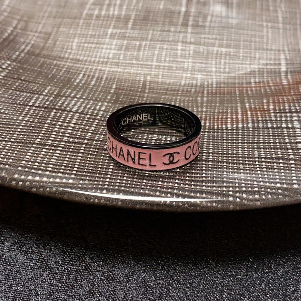 Chanel Coco Pink 18K Gold Ring