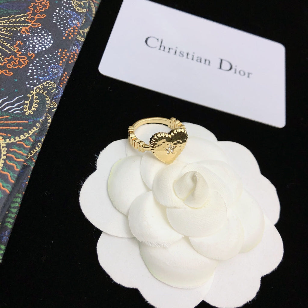 Dior J'adior Heart 18K Gold Ring