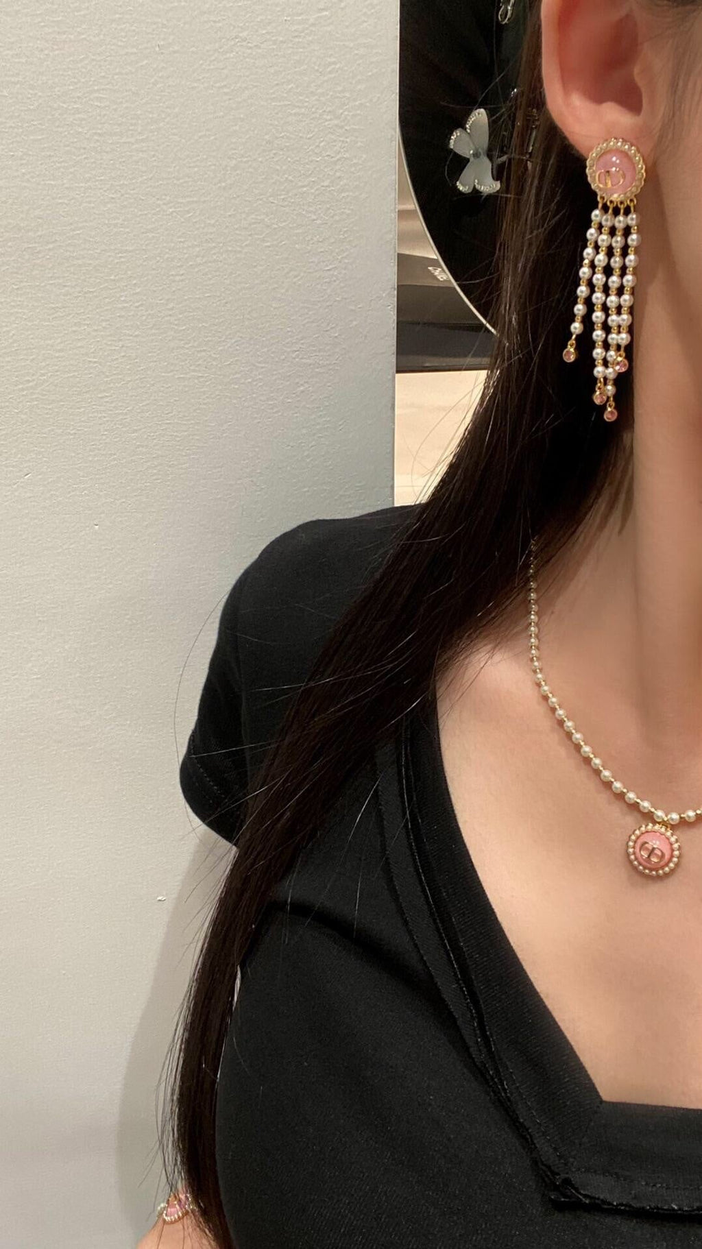Dior Petit Tassel 18K Gold Earrings