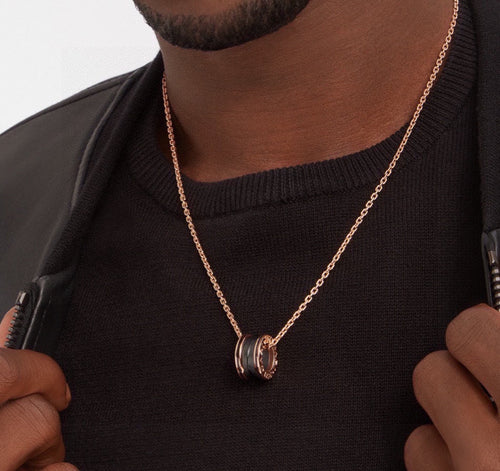 B.zero1 Black Ceramic 18K Gold Necklace