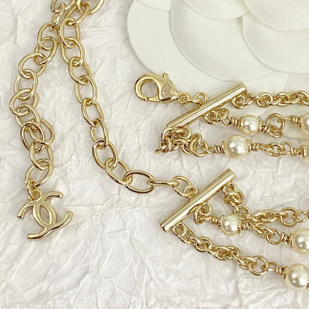 Chanel Camellia Choker 18K Gold Necklace