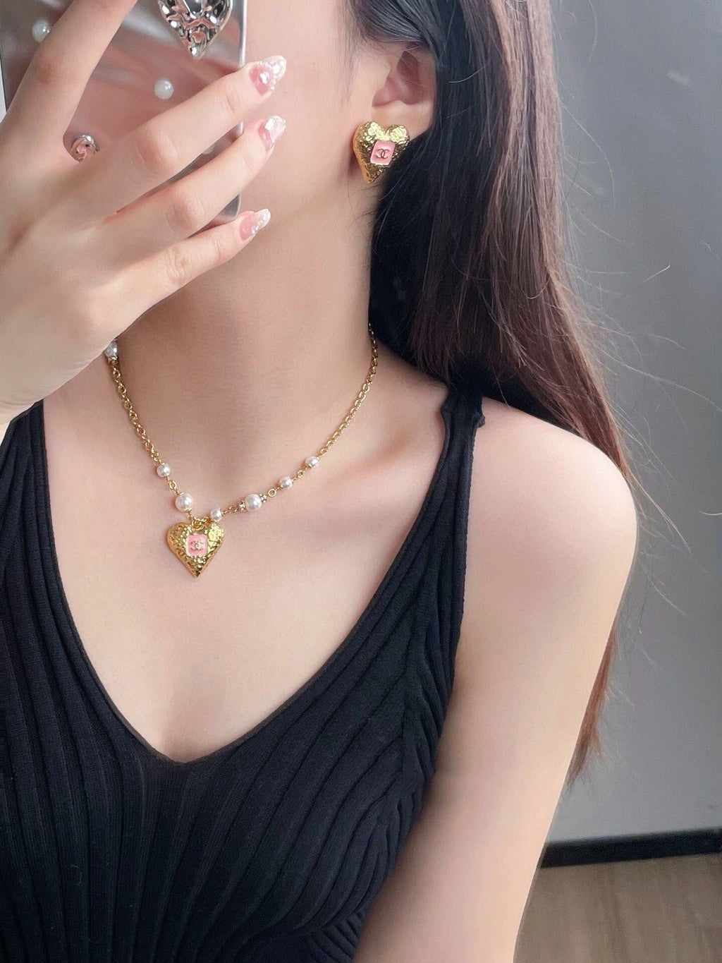 Chanel Pearls Chain 18K Gold Necklace