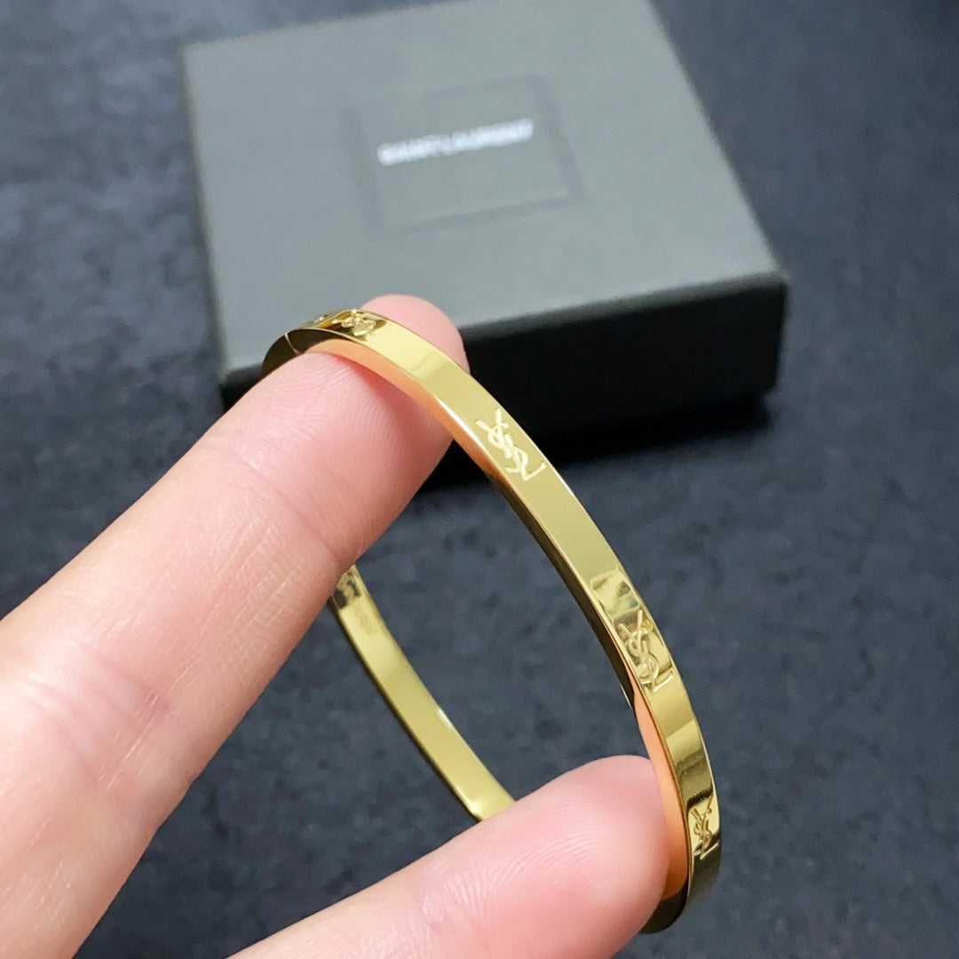 YSL 18K Gold Bracelet