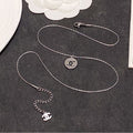 Chanel Round Logo 18K Gold Necklace
