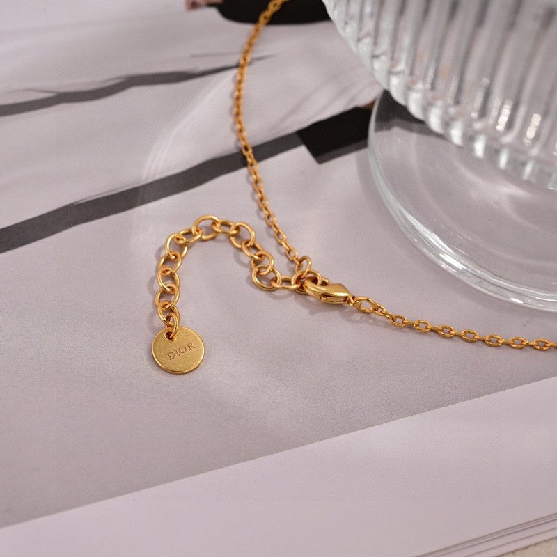 Dior Petit Lucky Charms 18K Gold Necklace