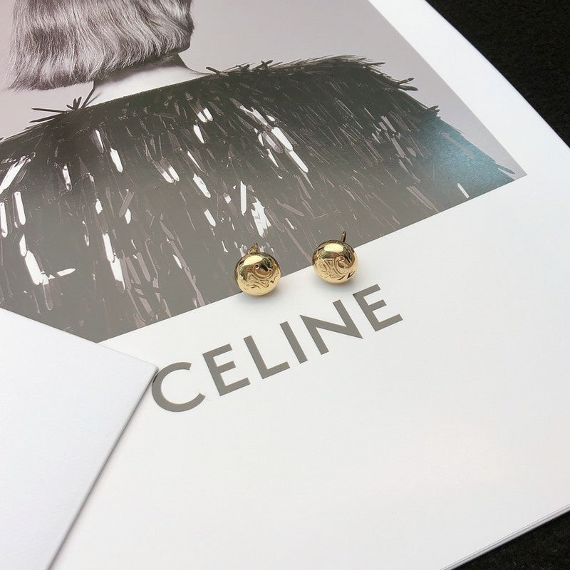 Celine Gold 18K Gold Earrings