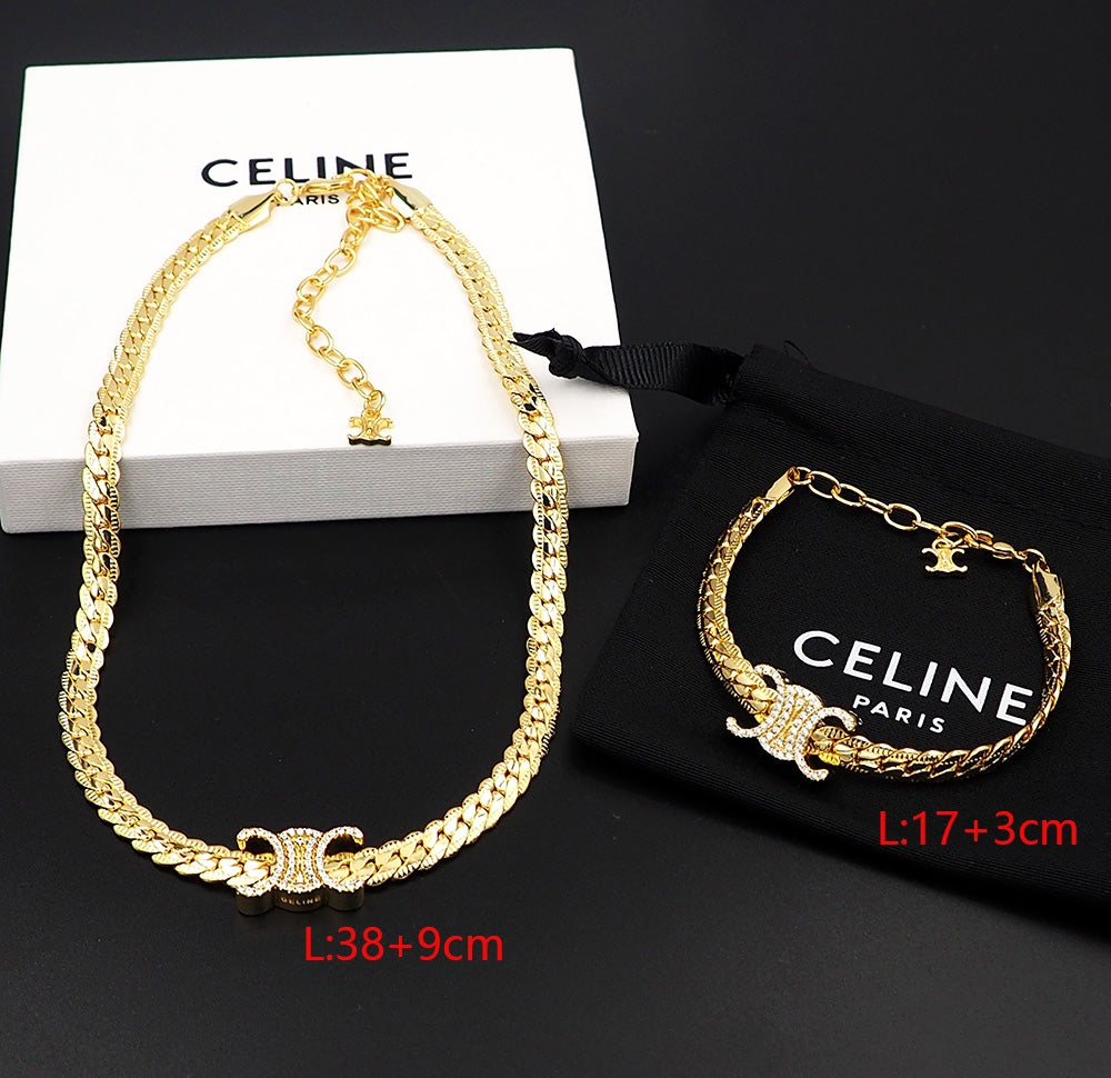 Celine Diamonds 18K Gold Necklace
