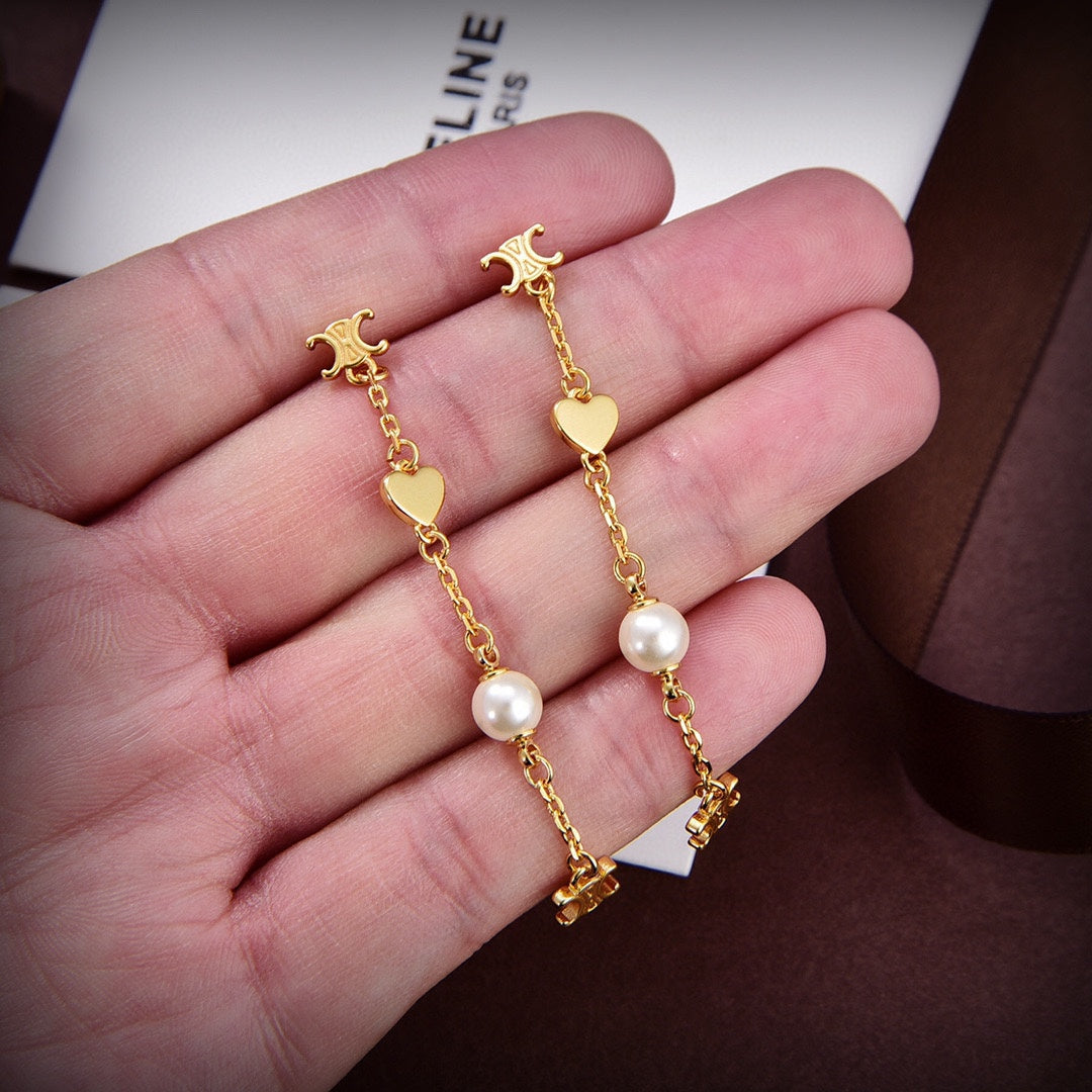 Celine 18K Gold Earrings