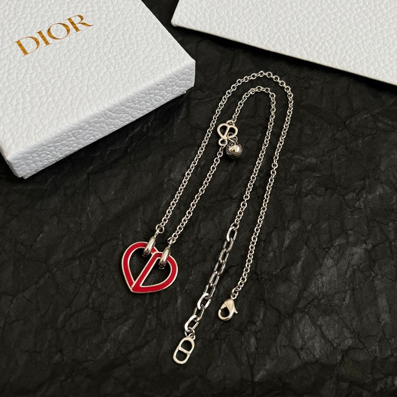Dior Heart 18K Gold Necklace