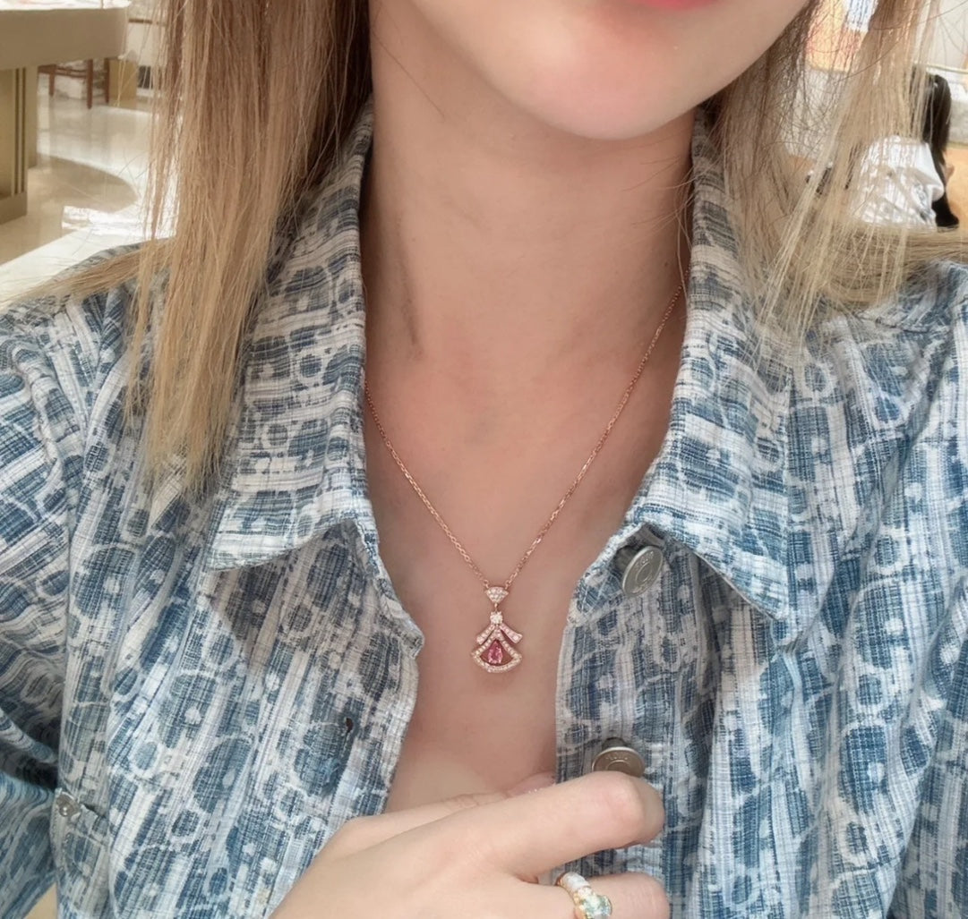 Bvlgari Dream Diamonds 18K Gold Necklace