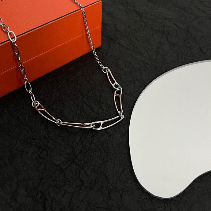 Hermes Chaine D'ancre Chain 18K Gold Necklace
