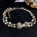Chanel Bow Choker 18K Gold Necklace