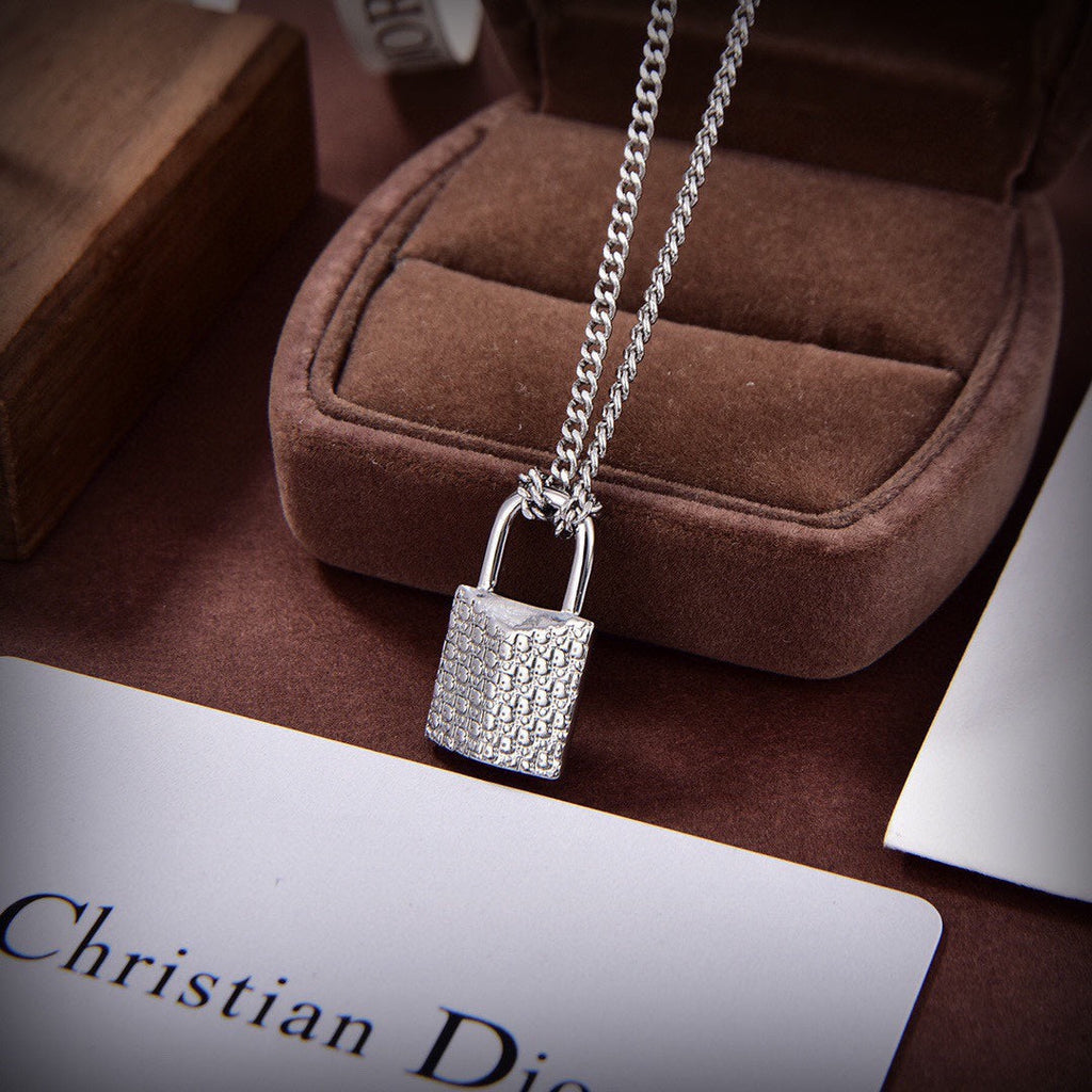 Dior Lock 18K Gold Necklace