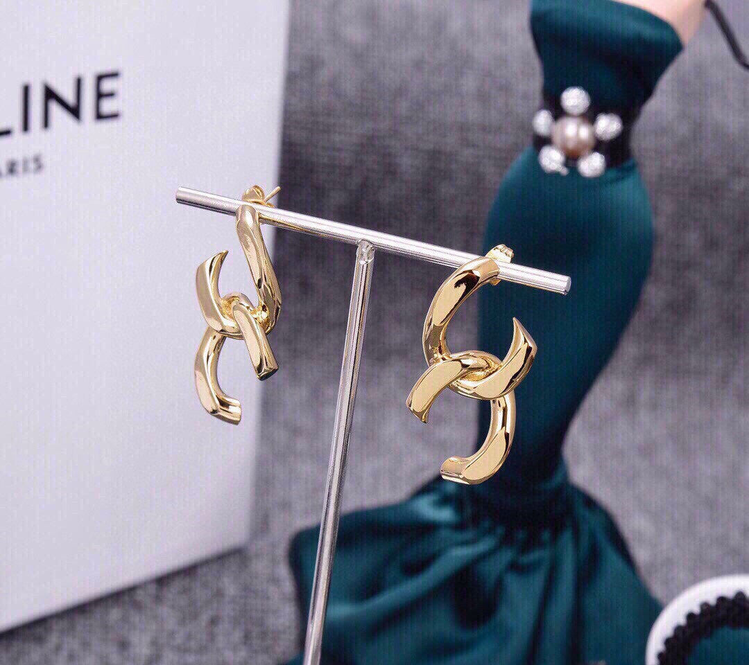 Celine 18K Gold Earrings
