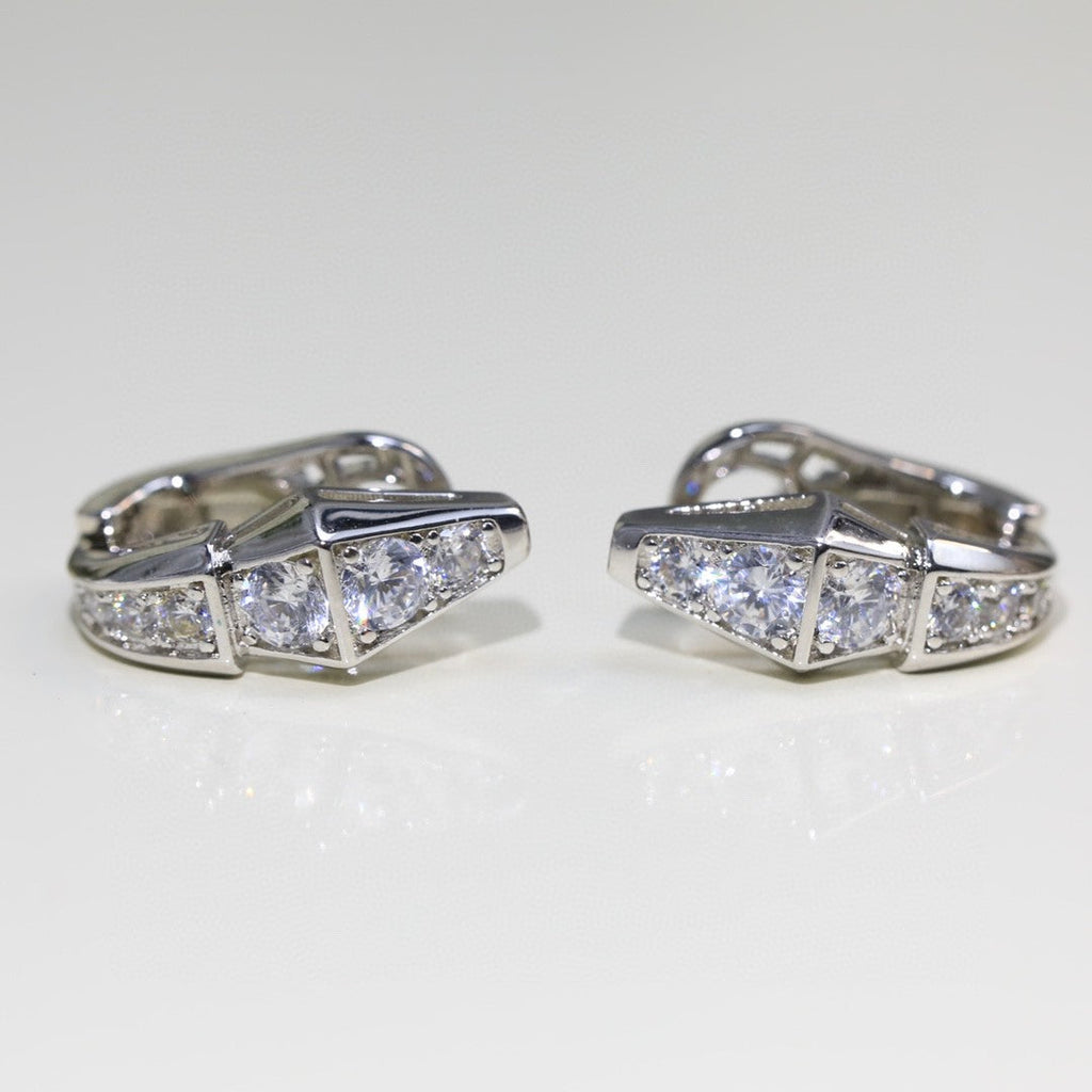 Bvlgari Serpenti Diamond 18K Gold Earrings