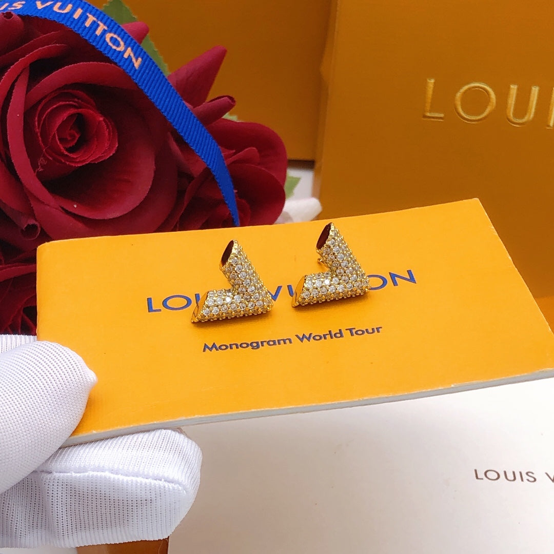 Louis Vuitton Diamonds 18K Gold Earrings