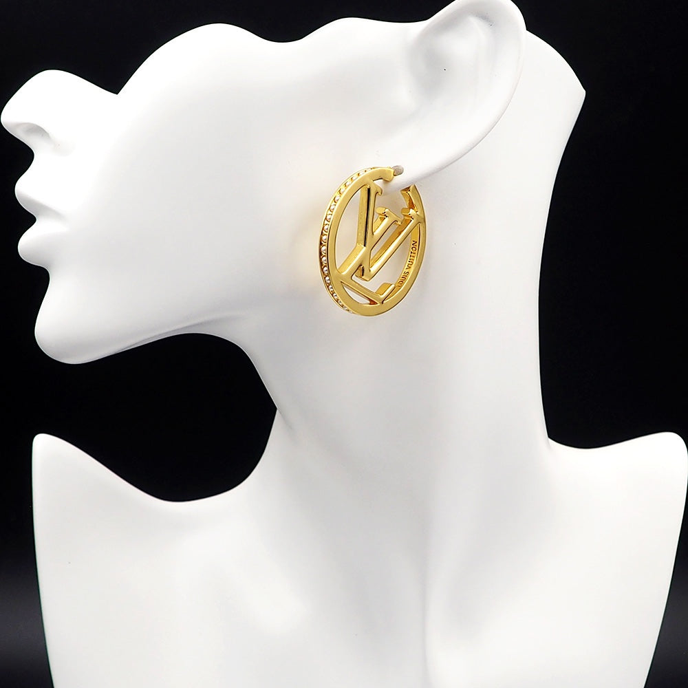Louis Vuitton Louise Pearls 18K Gold Earrings