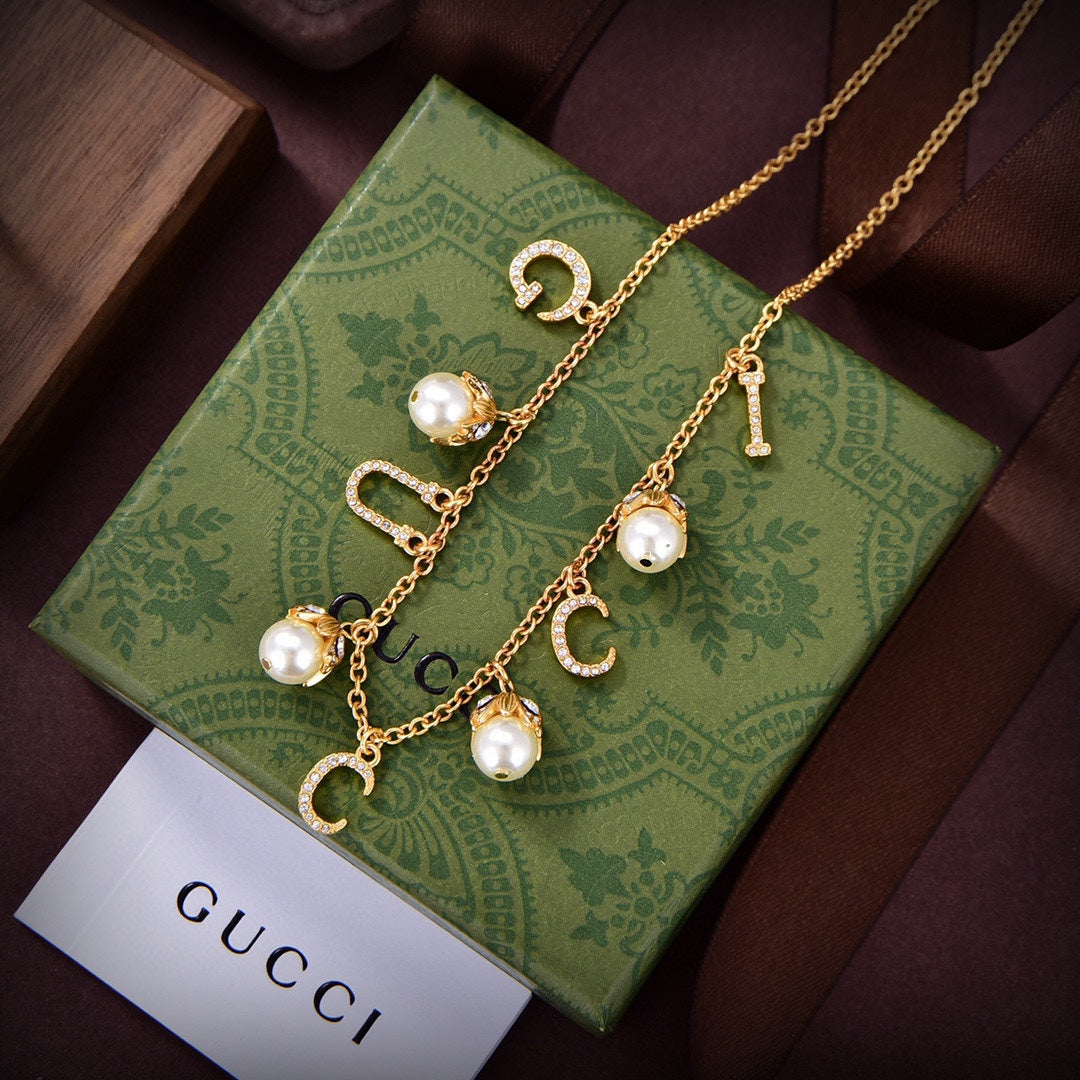 Gucci Double Fashion Show Chain 18K Gold Necklace