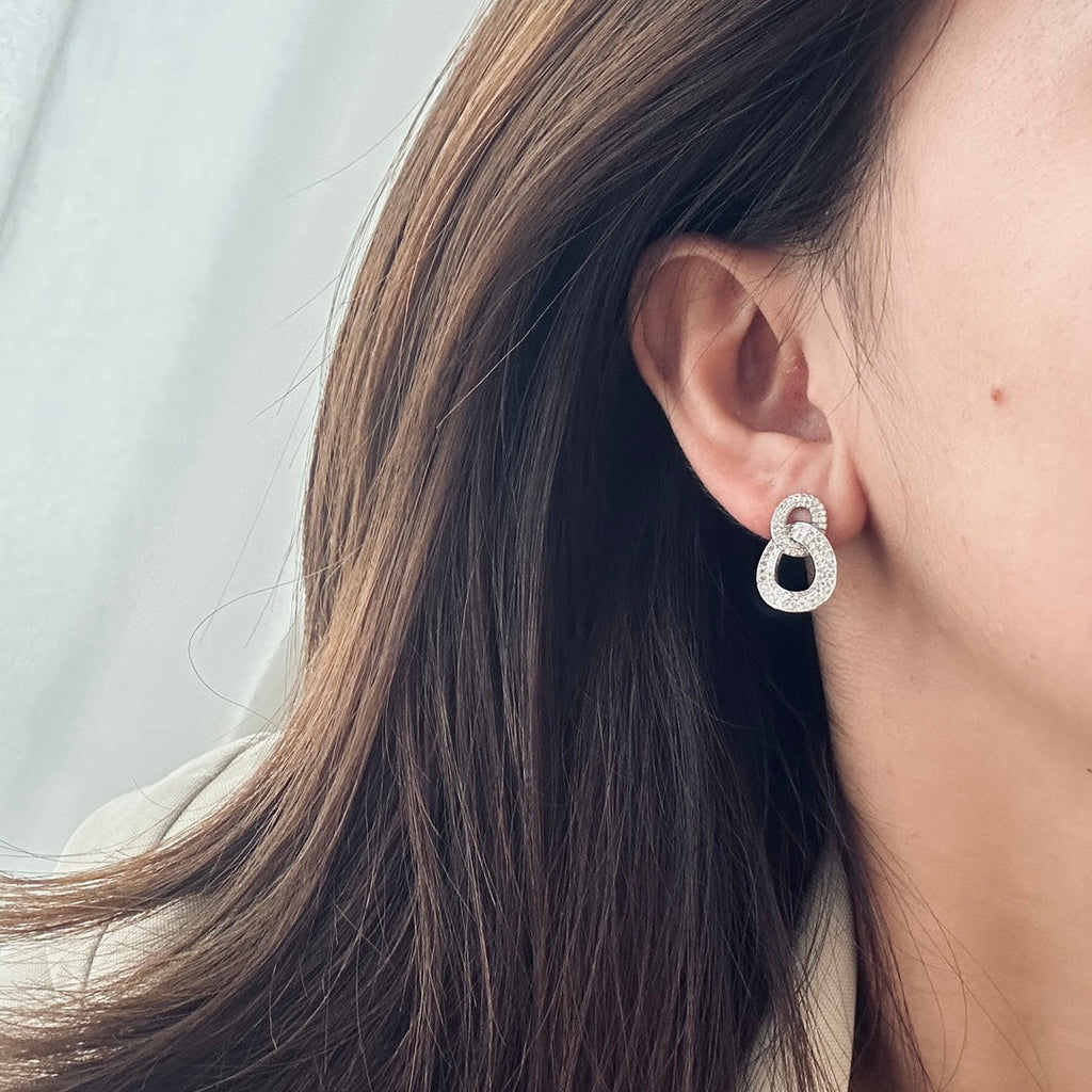 Olympia Diamonds 18K Gold Earrings