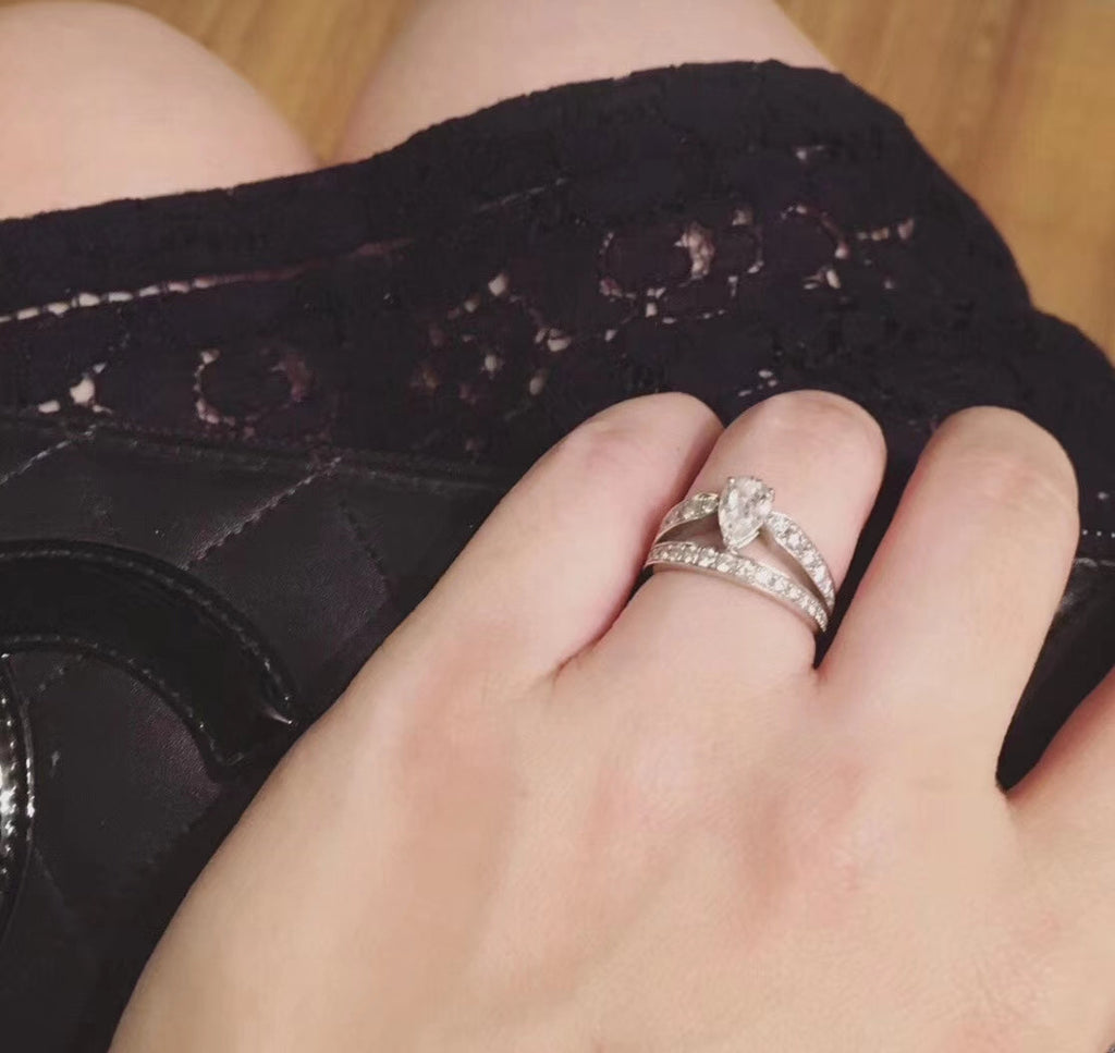 Josephine Engagement 18K Gold Ring