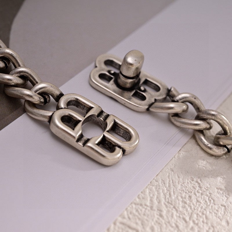 Balenciaga Monaco Chain 18K Gold Necklace