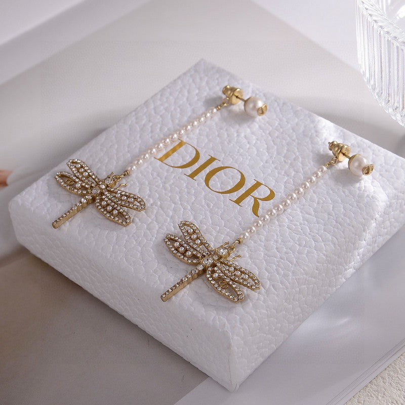 Dior Night Herbarium 18K Gold Earrings