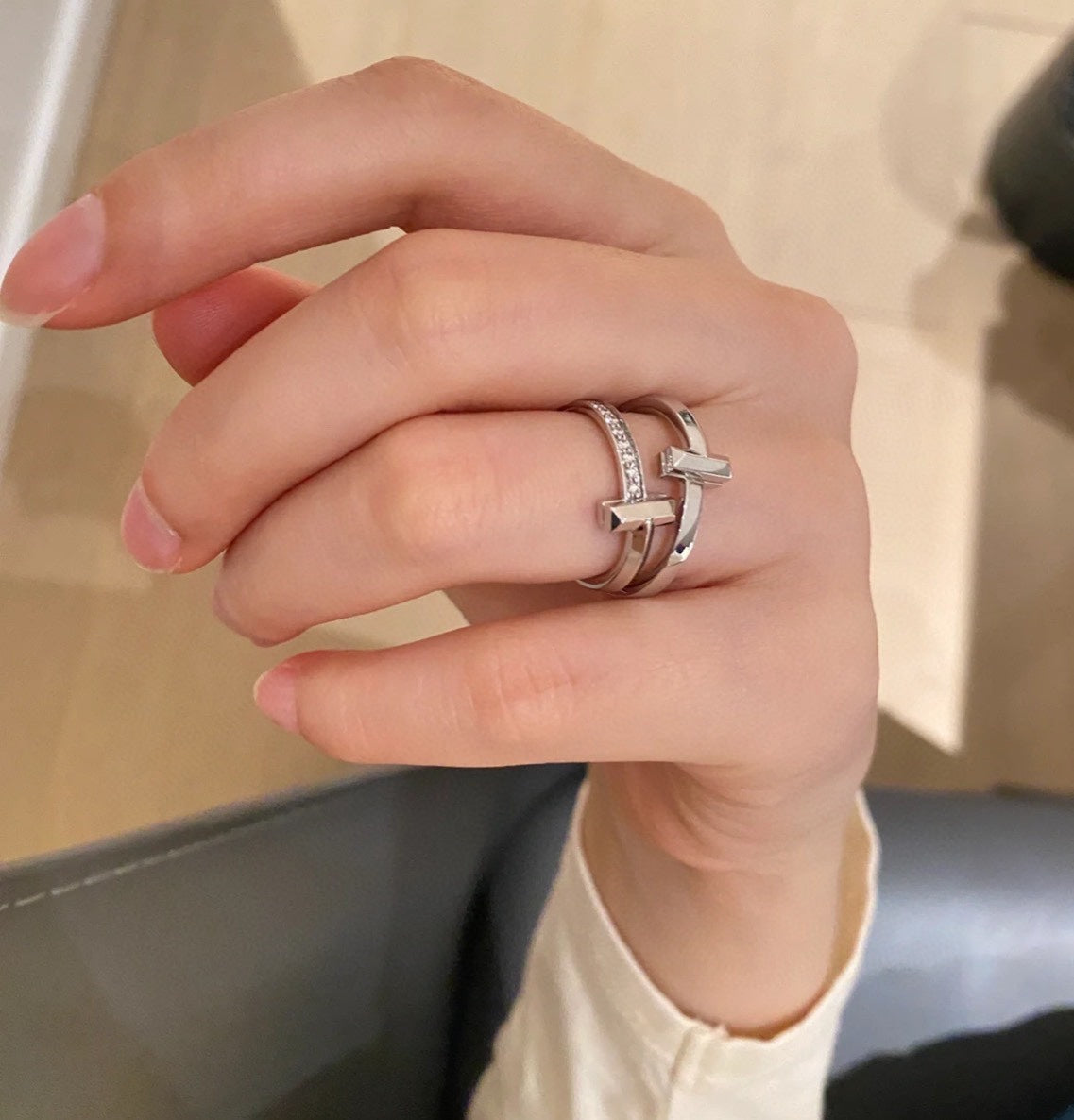 Tiffany T1 18K Gold Ring